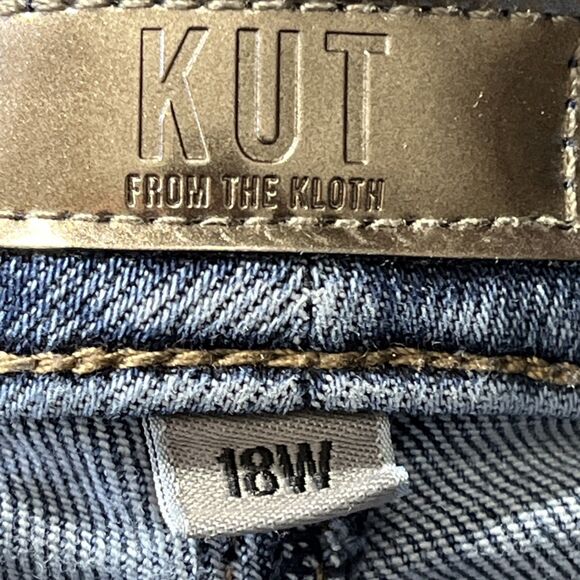 Kut From The Kloth Jeans Womens 18W Straight  Leg Ankle Cropped Reese - Picture 7 of 8